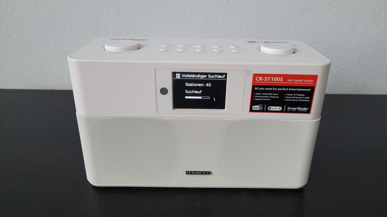DAB+ Radio Kenwood CR-ST100S - Ein Digitalradio Testsieger im Test